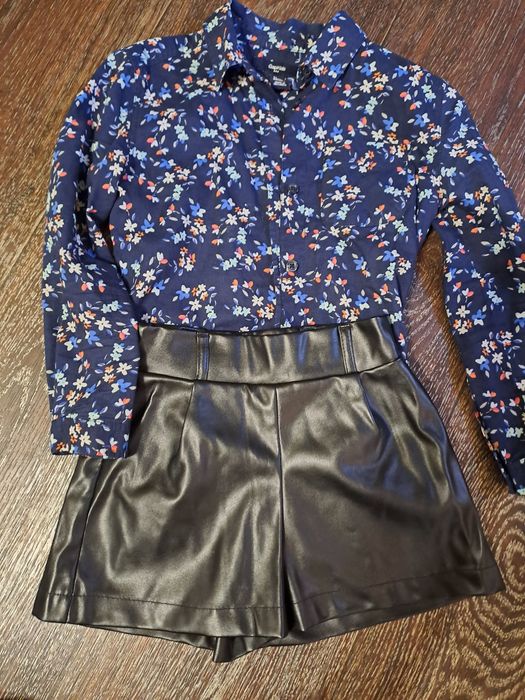 Шорти з еко шкіри