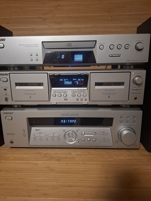 Wieża HIFI Stereo Sony z kolumnami  Super stan