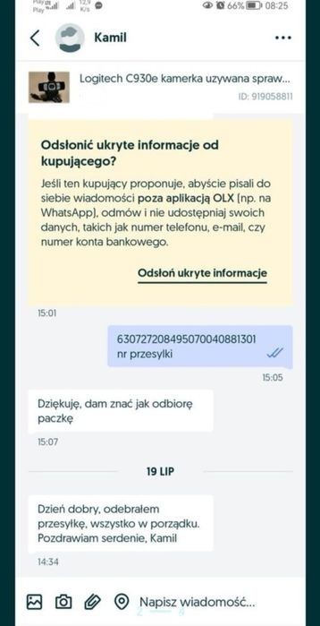 Logitech C930e kamerka uzywana sprawna