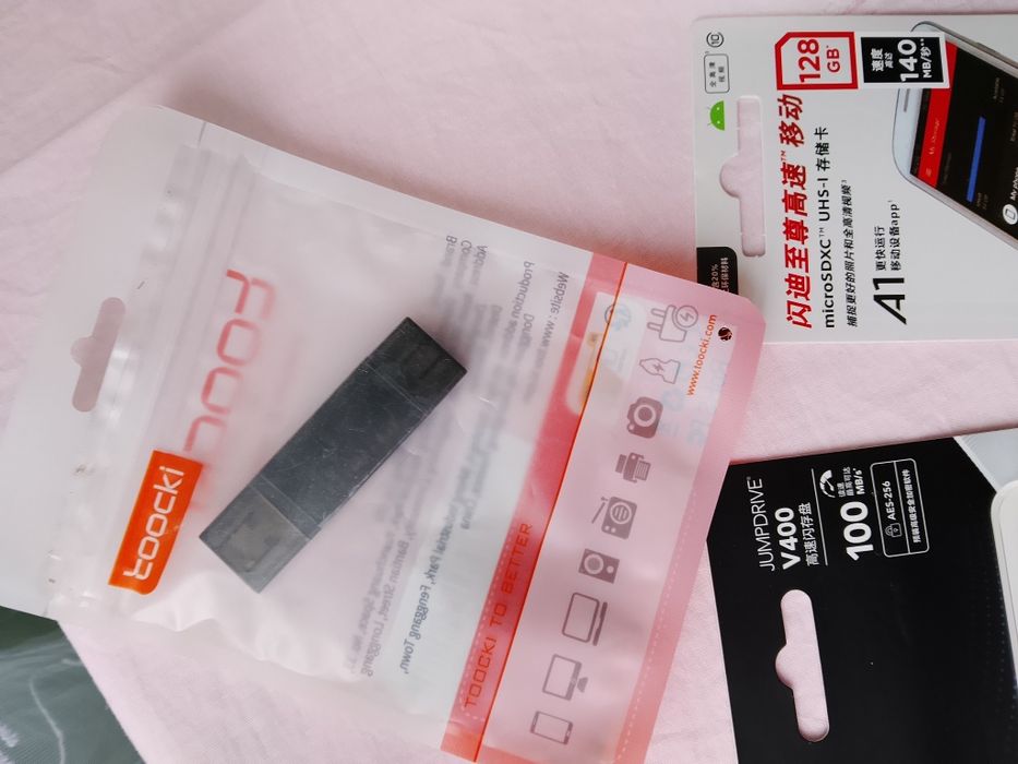 Флешка USB, mcsd 128gb, кабель, картридер