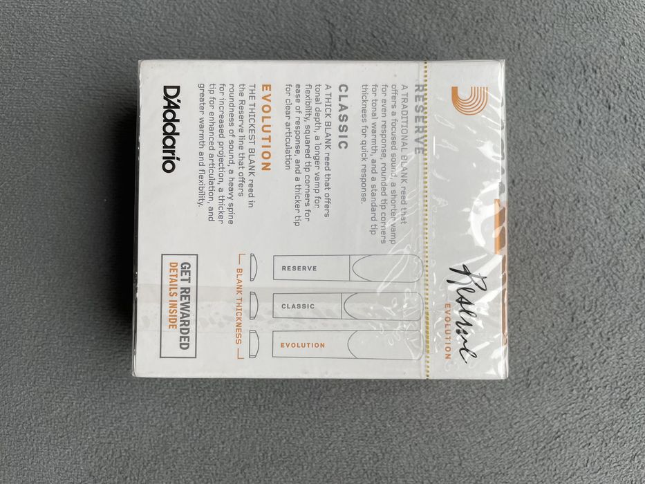 Stroiki do klarnetu D’Addario Reserve Evolution nr 3 nowe!