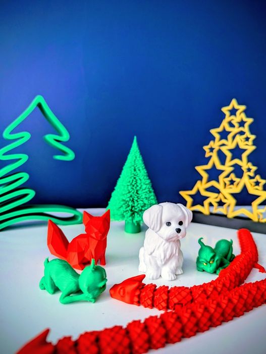 Wydruk 3D, figurki, ozdoby. Wydruk na życzenie.