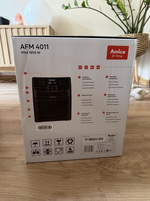 Frytkownnica beztłuszczowa Amica AFM 4011 Air Fryer Amica