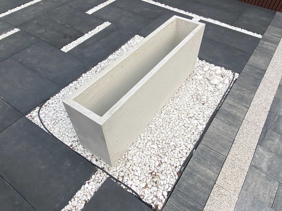 Donica ogrodowa 130x40x32 beton architektoniczny Różne Wymiary TRANSPO