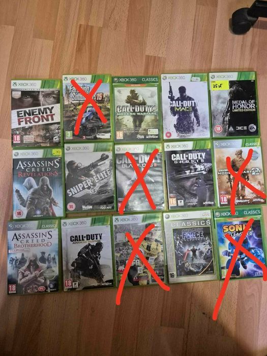 Zestaw gier xbox 360
