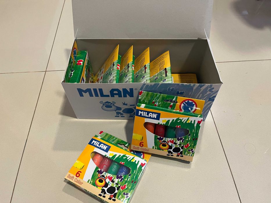 Lápis de cera soft color