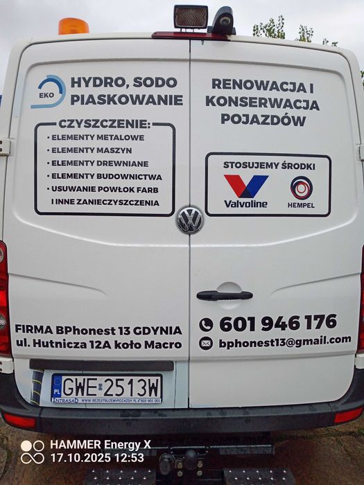 Konserwacja-renowacja pojazdow-piaskowanie  GDYNIA UL HUTNICZA 12a