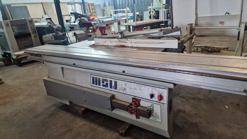 Esquadrejadora maggic carro 3200 inclina 45g maquinas de carpintaria