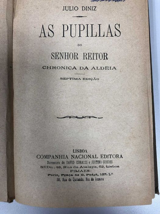 As Pupilas do Senhor Reitor, de Júlio Diniz