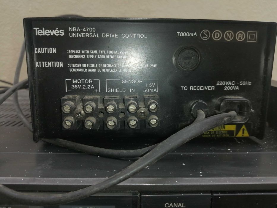 Receptor  para antena  parabólica televes.