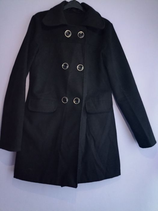 Płaszcz jesienny S czarny