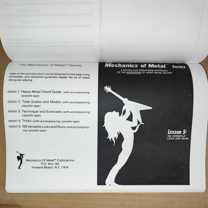 curso guitarra elétrica Mechanics of Metal (New York)