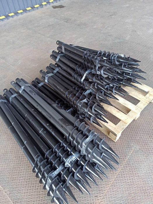 Винтовые сваи. Геошурупы. Многовитковые сваи.Палі Свая монтаж