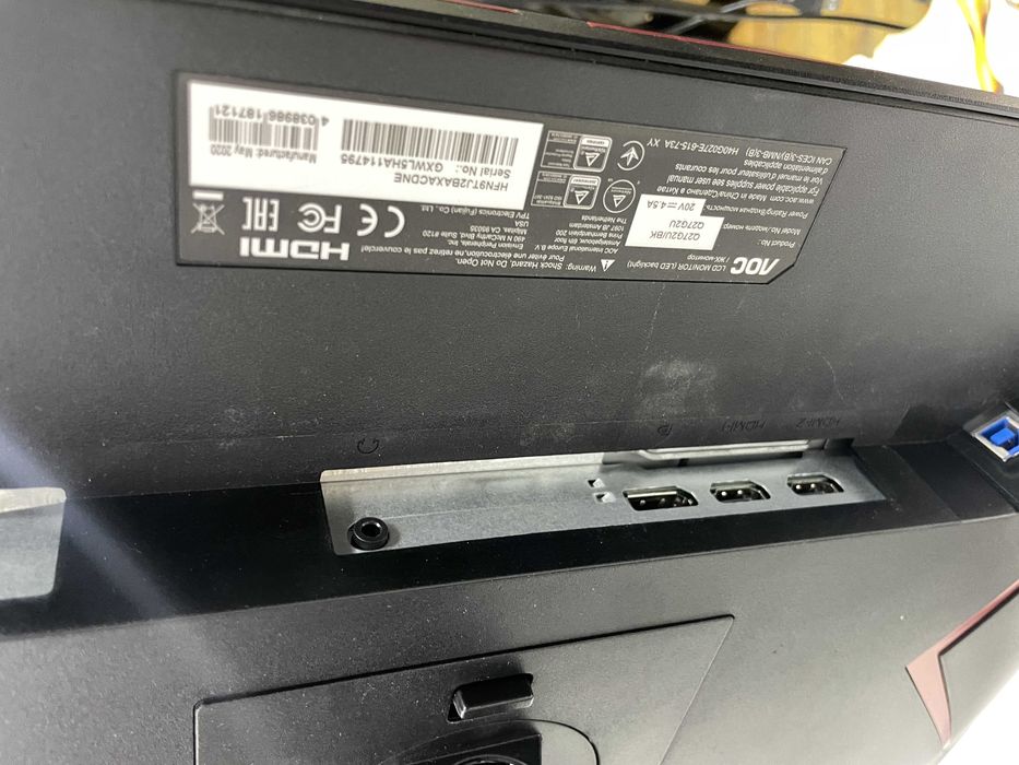 Монитор 27" AOC Q27G2U на запчасти(матрица 2560x1440 (2K QHD))