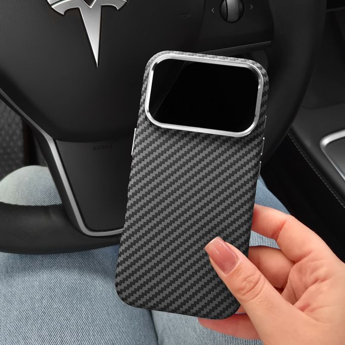 Карбоновий чохол для iPhone 17 Pro Max MagSafe айфон про макс чехол