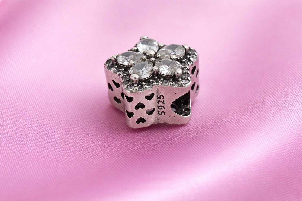 Charm do bransoletki modułowej gwiazdka srebro 925