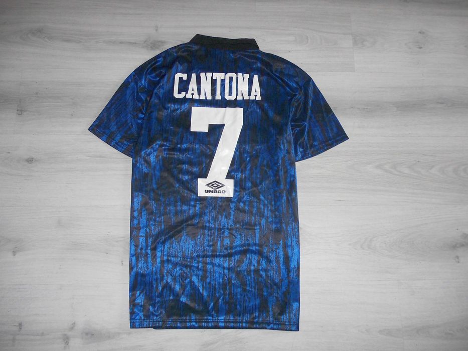 Manchester United Umbro Away 1992 Rare Cantona 7 Koszulka Piłkarska L