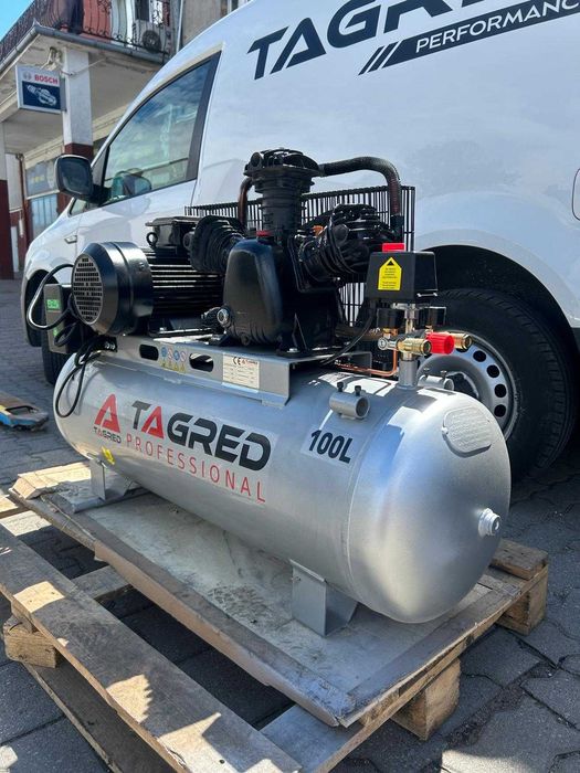 Kompresor olejowy TAGRED 100L 400V 3-TŁOKOWY– OUTLET