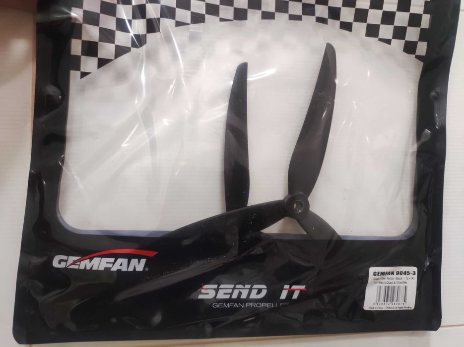 Пропелери Gemfan 1050-3 та 9045-3 - В НАЯВНОСТІ
