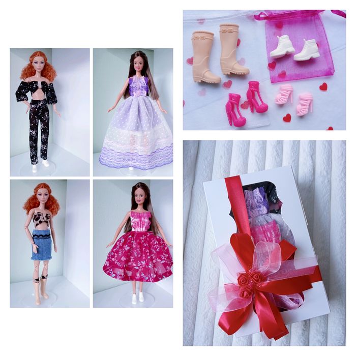 Подарунок на Миколая, Різдво, Новий рік для дівчинки/Одяг для барбі