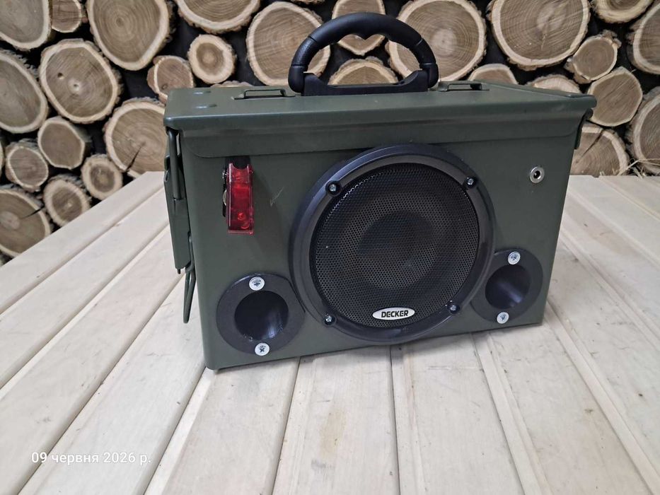 Музичний центр з цинка від патронів 12.7 мм Browning M2 з bluetooth