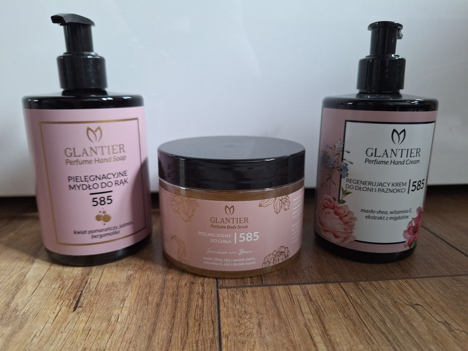 Glantier zestaw do dłoni krem peeling mydło My Way 585