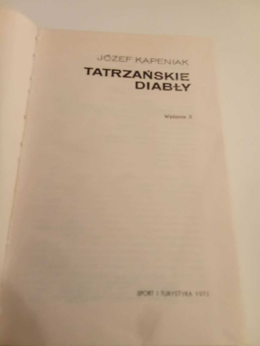 Józef Kapeniak Tatrzańskie diabły