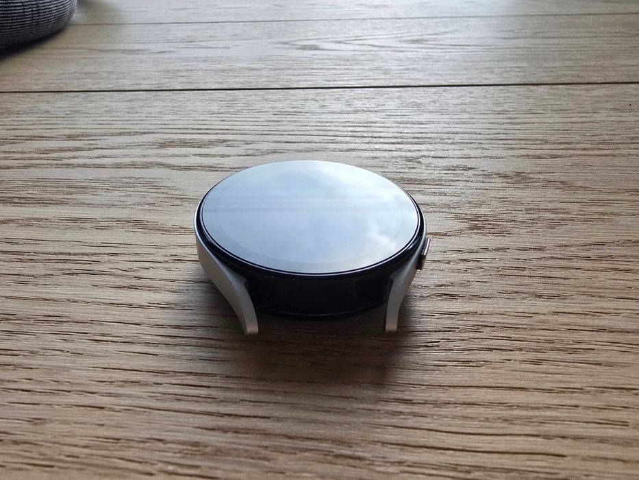 Samsung Galaxy Watch5 LTE 44mm Biały + oryginalny pasek GARMIN Fioletowy – KOMPLET - stan IDEALNY
