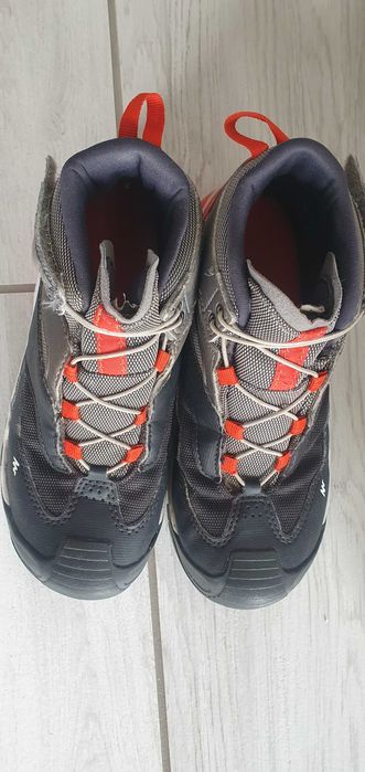 Buty Quechua Crossrock Mid wodoodporne, 34, wkładka 21, 5 cm