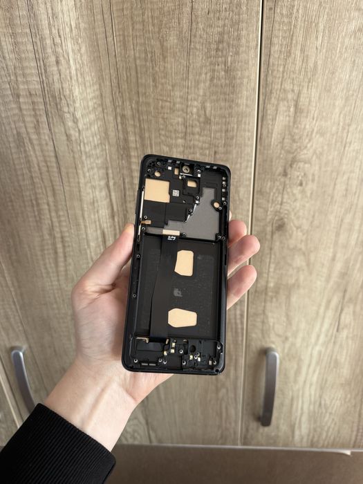 Дисплей Samsung Galaxy S20 Ultra з рамкою чорний — без дефектів