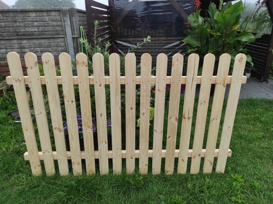 SOLIDNE DREWNIANE Sztachety Sosnowe Płot Ogrodzenie