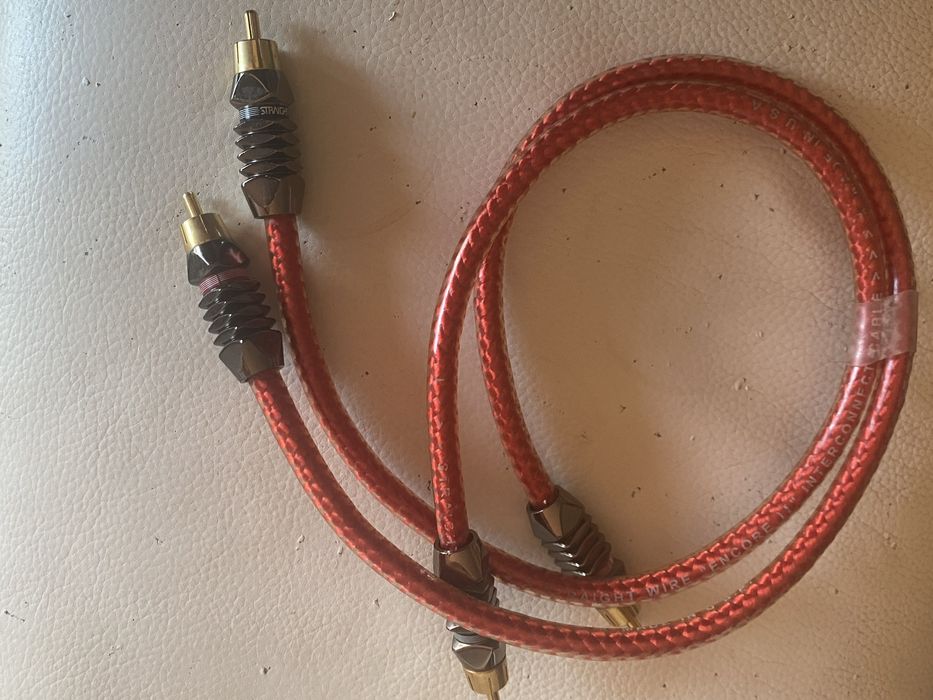 Cabos RCA Straight Wire  Encore II e Sonata