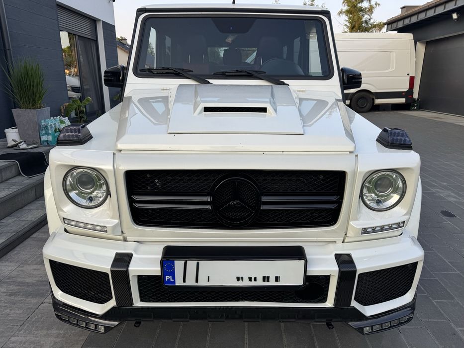 Auto do Slubu - Mercedes G Klasa 6,3AMG BIAŁA PERŁA