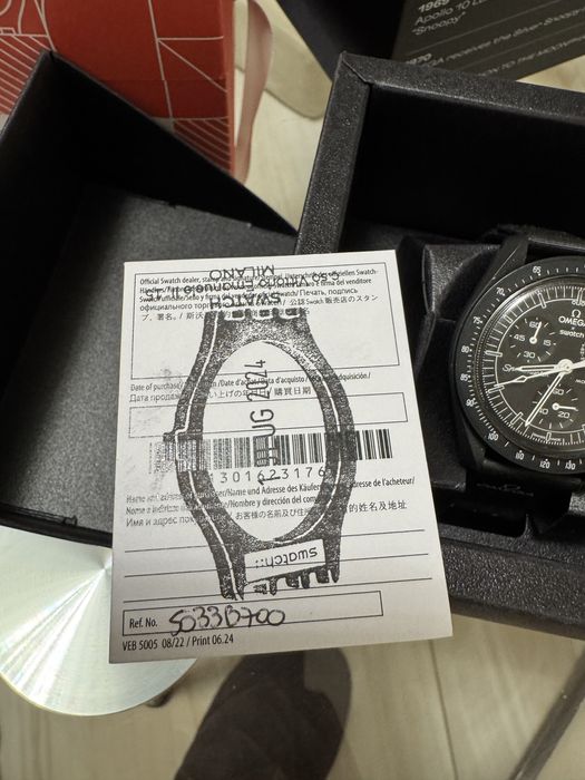 Omega swatch mission to the moon snoopy ОРИГИНАЛ