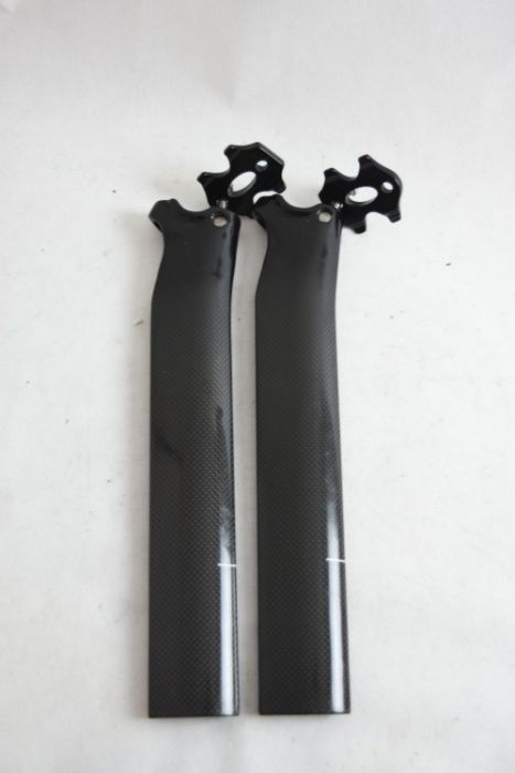niekompletna sztyca łezka CARBON 55mm x 20,5mm ! 35cm !