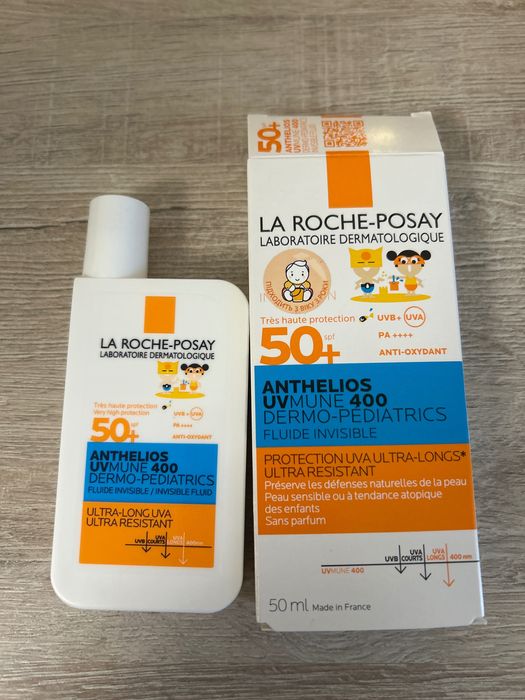 Дитячий сонцезахисний засіб для обличчя та тіла SPF50+ La Roche Posaу