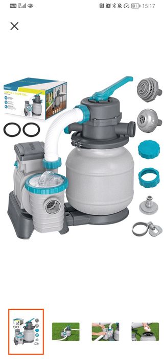 Pompa piaskowa do basenu filtr do basenów 6056 l/h Bestway, 58497
Bestway