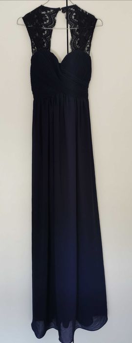 Vestido Eva & Lola Festa Azul Escuro Tam. S