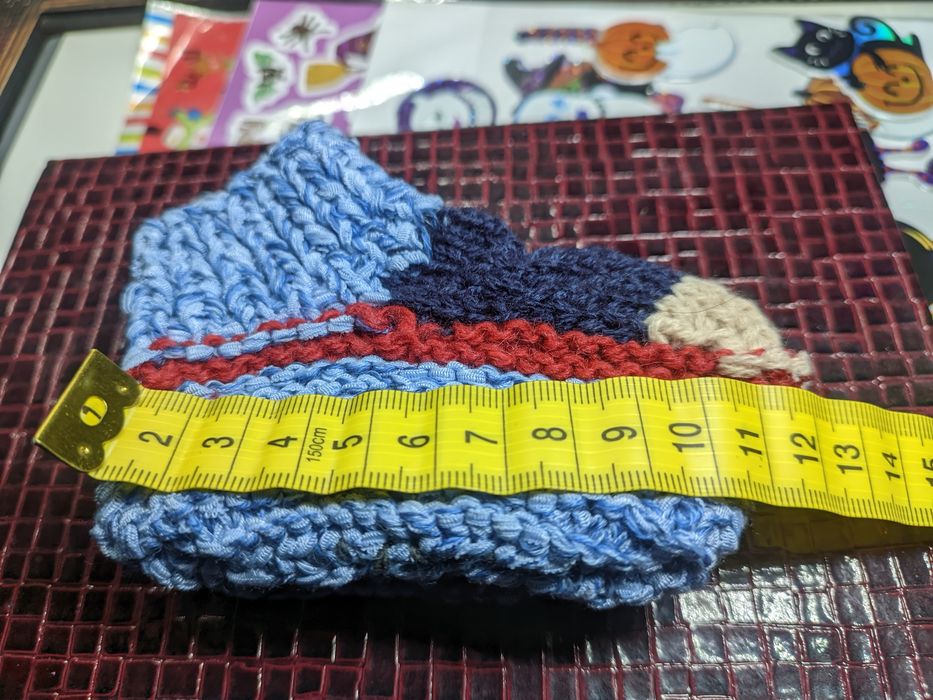 Детские вязаные носки