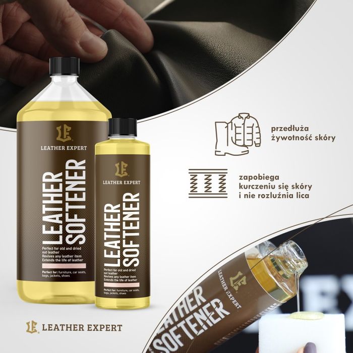 leather expert softener zmiękczanie skór 250ml le-15-s250