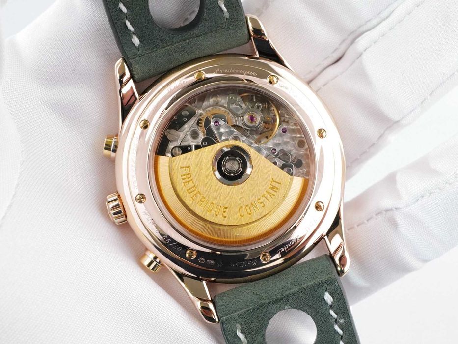 Frederique Constant Vintage Rally Healey Chronograph 18K Rose Gold Limited Edition 42