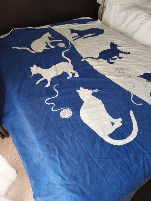 Capa de edredão + 2 fronhas (cama casal)