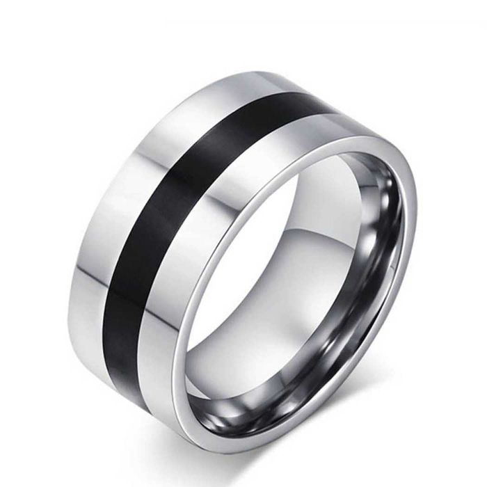 conjunto de 8 anéis novos em aço
