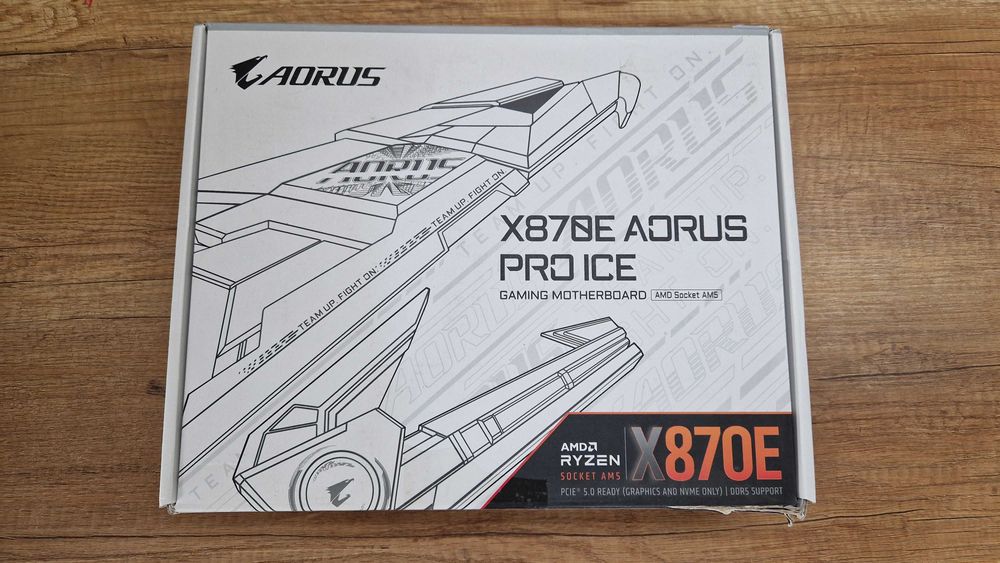 Płyta główna GIGABYTE X870E AORUS PRO ICE box gwarancja nr. 406012