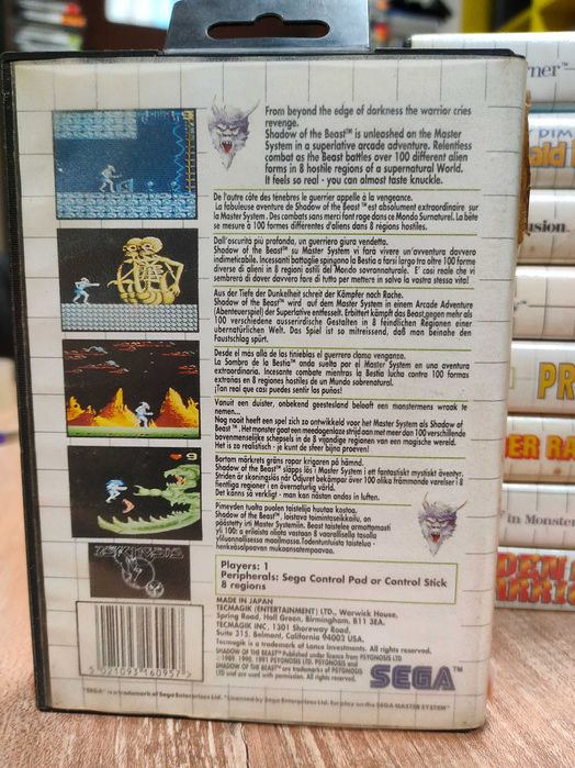 Shadow of the Beast Sega Game Gear/Master/System Sklep Wysyłka Wymiana