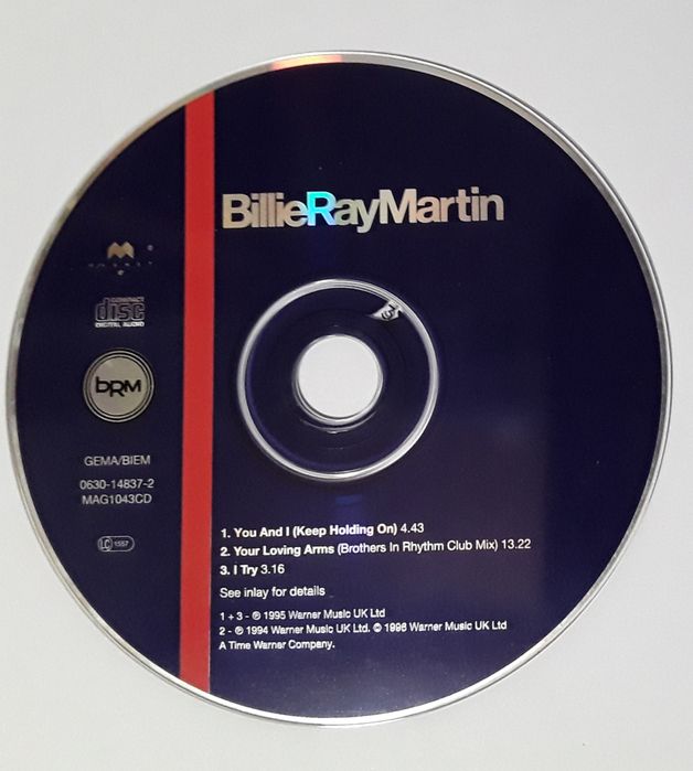 CD Billie Ray Martin: You And I (Keep Holding On)
