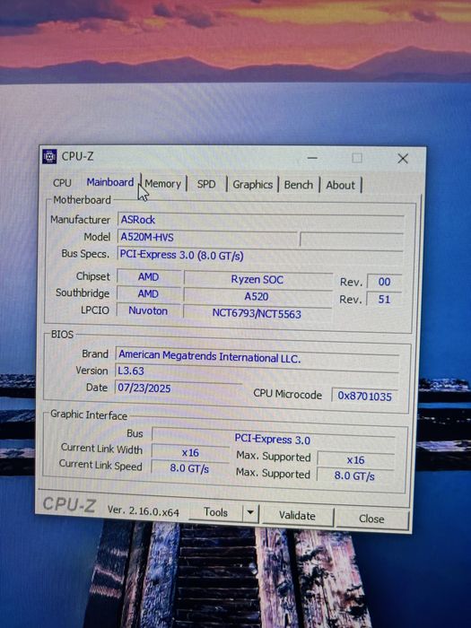 Компʼютер R5 3600,A520,16ram, m.2 128 gb,hdd 500 gb,RX590 8gb