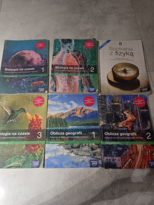 Podręczniki 1 i 2 klas tech/ liceum