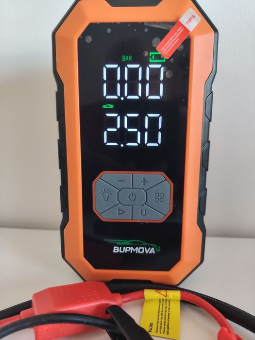 Booster com Compressor de Ar Bupmova N5 - 8000A / 92.5 Wh