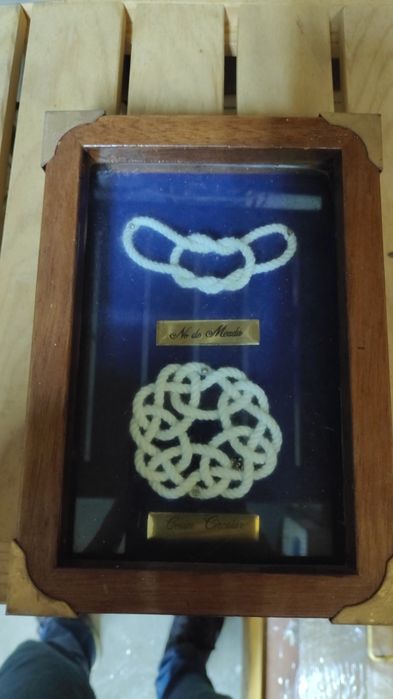 Quadro com nós de corda